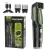 CORDLESS BEARD TRIMMER - RECHARGEABLE BEARD TRIMMER - ELECTRIC SHAVER WITH VACUUM - BEARD GROOMING KIT - BEST TRIMMER FOR MEN