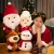 CHRISTMAS GIFTS - XMAS SOFT TOYS - SNOWMAN PLUSH -  SANTA CLAUS PLUSH TOY - ELK PLUSH TOY - STUFFED SOFT TOYS