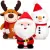 CHRISTMAS GIFTS - XMAS SOFT TOYS - SNOWMAN PLUSH -  SANTA CLAUS PLUSH TOY - ELK PLUSH TOY - STUFFED SOFT TOYS
