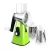 3-IN-1 ROTARY CHEESE GRATER & VEGETABLE SLICER - ROTARY VEGETABLE SHREDDER - STAINLESS STEEL MANUAL KITCHEN SHREDDER