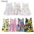 BABY & TODDLER GIRLS’ SUMMER PRINCESS DRESS – SLEEVELESS FLORAL PRINT COTTON CLOTHES (1-7 YEARS)