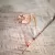 ROSE GOLD FILLED WEDDING RING SET – WHITE CRYSTAL ZIRCON ENGAGEMENT & ETERNITY BAND