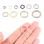PREMIUM METAL JUMP RINGS SET – SILVER/GOLD/BRONZE SPLIT RINGS & CONNECTORS FOR DIY JEWELRY MAKING