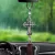 CRYSTAL DIAMOND JESUS CROSS CAR PENDANT - METAL REARVIEW MIRROR HANGING ORNAMENT