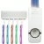 AUTOMATIC TOOTHPASTE DISPENSER & 5-SLOT TOOTHBRUSH HOLDER – WALL-MOUNTED HANDS-FREE SQUEEZER