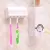AUTOMATIC TOOTHPASTE DISPENSER & 5-SLOT TOOTHBRUSH HOLDER – WALL-MOUNTED HANDS-FREE SQUEEZER