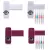 AUTOMATIC TOOTHPASTE DISPENSER & 5-SLOT TOOTHBRUSH HOLDER – WALL-MOUNTED HANDS-FREE SQUEEZER