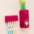 AUTOMATIC TOOTHPASTE DISPENSER & 5-SLOT TOOTHBRUSH HOLDER – WALL-MOUNTED HANDS-FREE SQUEEZER