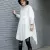 STAND COLLAR BACK LACE SPLICED SHIRT - PLUS SIZE HOLLOW OUT TOP | PROTECHSHOP