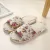 WOMEN CASUAL FLORAL INDOOR HOME SLIPPERS FLOWER SOFT SLIPPERS SPRING AUTUMN FLIP FLOPS FEMALE