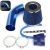 UNIVERSAL CAR AUTOMOBILE RACING CAR COLD AIR INTAKE SYSTEM TURBO INDUCTION PIPE TUBE+CONE AIR FILTER