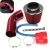 UNIVERSAL CAR AUTOMOBILE RACING CAR COLD AIR INTAKE SYSTEM TURBO INDUCTION PIPE TUBE+CONE AIR FILTER