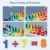 BABY MONTESSORI MATH TOYS KIDS EDUCATIONAL FISHING COUNT NUMBERS MATCHING DIGITAL SHAPE LOG BOARD