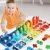 BABY MONTESSORI MATH TOYS KIDS EDUCATIONAL FISHING COUNT NUMBERS MATCHING DIGITAL SHAPE LOG BOARD