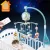 BABY RATTLES CRIB MOBILES TOY HOLDER ROTATING MOBILE BED BELL MUSICAL BOX PROJECTION MONTHS NEWBORN