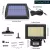 SOLAR POWER PIR MOTION SENSOR FLOOD WALL LIGHT WATERPROOF OUTDOOR INDOOR GARDEN SECURITY SOLAR LAMP