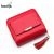 WOMEN WALLET COIN PURSES HOLDERS POCKET COWHIDE FEMALE SHORT WALLET ID CARD HOLDER