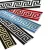 GEOMETRIC PATTERN WAIST LINES SELF -ADHESIVE WATERPROOF REMOVABLE WALL BORDER STICKERS FOR HOME DECORATION