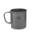 CAMPING MUG TITANIUM CUP TOURIST TABLEWARE PICNIC UTENSILS OUTDOOR KITCHEN EQUIPMENT TRAVEL COOKING