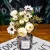 AUTUMN FAKE TEA ROSE SILK FLOWER FALL GERBERA DAISY ARTIFICIAL PLASTIC FLOWER