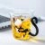 CUTE CAT GLASS JUICE COFFEE CUP MILK TEA COFFEE GLASS MUG CAT TAIL HANDLE CAT
