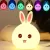 LED RABBIT NIGHT LIGHT USB FOR CHILDREN BABY KIDS GIFT ANIMAL CARTOON DECORATIVE LAMP
