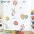FLYING RABBIT CARTOON WALL STICKERS FOR BABY ROOMS DOOR DECORATION STICKERS CHILD ROOM DECOR