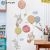 FLYING RABBIT CARTOON WALL STICKERS FOR BABY ROOMS DOOR DECORATION STICKERS CHILD ROOM DECOR