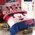 RED BLUE MICKEY MOUSE QUILT DUVET COVERS FULL SIZE BEDDING SET FOR KIDS ROOM CHILDREN'S BED