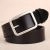 WHITE LEATHER BELTS FOR WOMEN'S BELTS WAIST SLIVER METAL BUCKLE STRAP FOR LADIES JEANS WILD RED BELT