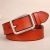 WHITE LEATHER BELTS FOR WOMEN'S BELTS WAIST SLIVER METAL BUCKLE STRAP FOR LADIES JEANS WILD RED BELT