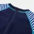 ONE-PIECE BABY BOY'S SWIMWEAR FISH PRINTED RASHGUARD SWIMSUIT CHILD SHORT SLEEVE RASH GUARD