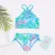 FLOWER PRINT GIRLS SWIMSUIT SWIMWEAR COLORFUL KIDS BIKINIS SUMMER