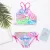 FLOWER PRINT GIRLS SWIMSUIT SWIMWEAR COLORFUL KIDS BIKINIS SUMMER