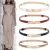 ELASTIC WOMEN BELTS STRAP THIN SKINNY LADIES DRESS WAIST BELT LEATHER GOLD BUCKLE FEMALE RED BELTS