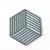1PC SILICONE TABLEWARE INSULATION MAT COASTER CUP HEXAGON MATS PAD HEAT-INSULATED BOWL PLACEMAT