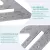 TRIANGLE RULER CARPENTER SQUARE SPEED SQUARE LAYOUT TOOL MEASUREMENT TOOL TRIANGLE SQUARE