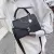 SUMMER NEW CHAINS HANDBAG WOMEN CASUAL WILD SHOULDER BAG LOCK TIDE BAG DIAGONAL FEMALE BAG BLACK