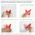18PCS BLACK WHITE 3D CRYSTAL BUTTERFLY WALL STICKER WEDDING DECORATION BUTTERFLIES