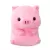 PINK SITTING PIG BIG HEAD PIGGY STUFFED DOLL HUGGABLE ANIMAL PLUSH TOY
