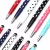 PURE COLOR WAVE POINT BALLPOINT PENS STATIONERY BALLPEN STYLUS PEN TOUCH PEN OILY BLACK REFILL BALL POINT PEN