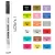 0.5MM ACRYLIC DRAWING GRAFFITI MARKER PEN 18 COLORS SIGNING PEN  CERAMIC BLACK CARD PEN