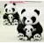 25CM GOOD QUALITY SITTING MOTHER AND BABY PANDA PLUSH TOYS STUFFED PANDA DOLLS