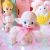 ADORABLE SHEEP STUFFED TOYS SHOWA BOW SHEEP GIRL SWEET HEART DECORATION DECORA