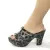 LEOPARD PRINT HIGH HEEL SANDALS ITALIAN DESIGN RHINESTONE MATCHING HIGH HEEL LADIES