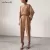 VINTAGE ZIPPER KHAKI TROUSERS WOMEN HIGH WAIST OFFICE PANTS LADIES BROWN TROUSERS WORK WEAR