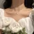 NEW DOUBLE LAYER CHAIN GOLD CHOKER NECKLACE WOMEN KOREAN STYLE PEARL PENDANT NECKLACE