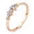 WOMEN RING FINGER JEWELRY ROSE GOLD /SLIVER /GOLD COLOR RHINESTONE CRYSTAL OPAL RINGS