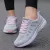WOMEN CASUAL SHOES FASHION BREATHABLE WALKING MESH FLAT SHOES