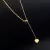 2PC FASHION JEWELRY GOLD COLOR LOVE HEART LONG PENDANT NECKLACE ADJUSTABLE CHAIN NECKLACE FOR WOMEN